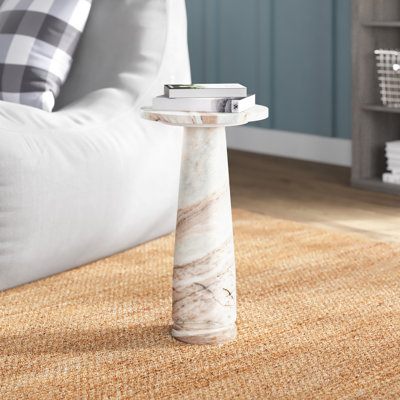 Daktari Marble Top End Table