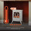 Warmlite Stirling Portable Electric Heater with Adjustable Thermostat and Overheat Protection 2000W