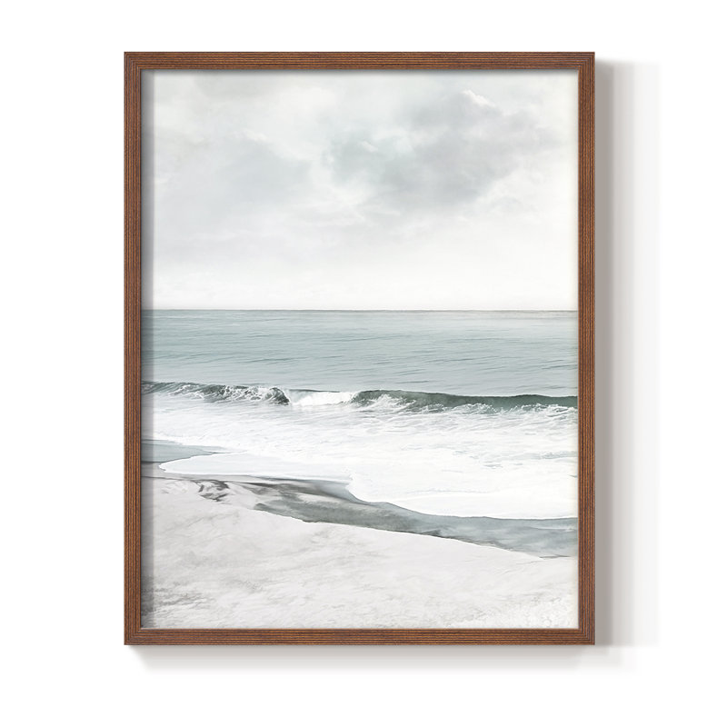 «Calming Coast», H 30 po x l 24 po, Noyer