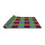 Tapis bleu / vert à carreaux-363818353