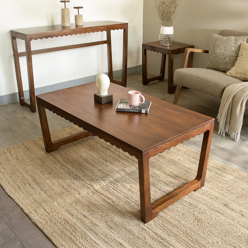 Ashlynn Mango Wood Coffee Table – Entryway Table, Sofa Table, Accent Furniture for Living Room, Hallway, Bedroom
