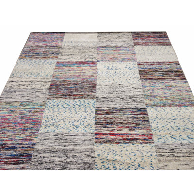 9X12 Modern Hand-Knotted Silk Area Rug