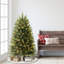 7.5' Pre-Lit Classic Pine Artificial Christmas Tree with 2224 Memory Wire Tips and a Sure-Lit Pole-1272668539