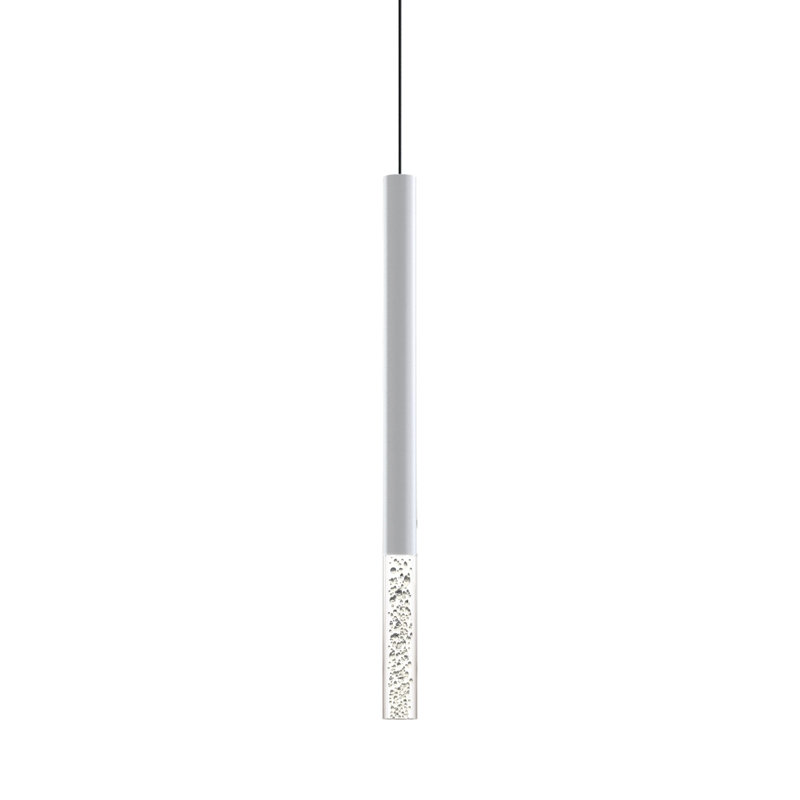 Novo 1 - Light Single Cylinder LED Pendant, Polished Chrome
