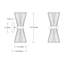 Amore 2 - Light Armed Sconce-1247334421-1231213970-1231213973