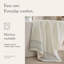 Ensemble de 2 serviettes de bain gaufrées Madison Park Millstreet-137945578-137945577
