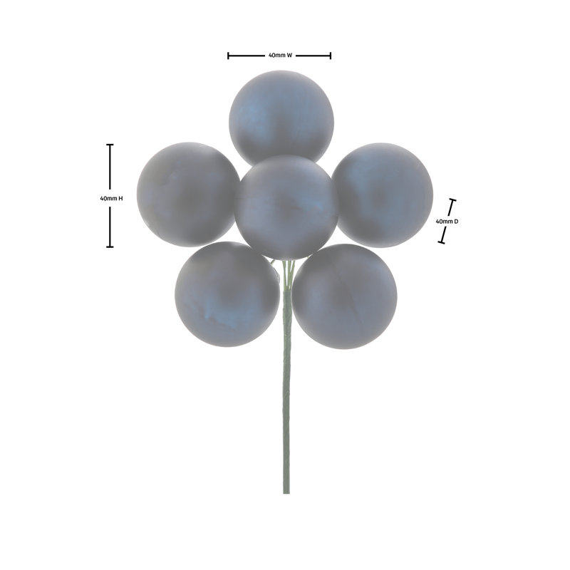 Boule de 40 po 40 po , Bleu minuit