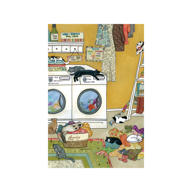 Purrfectly Fluffed by Jamie Morath - Wrapped Canvas Print, 66.04 cm H x 45.72 cm W x 1.91 cm D