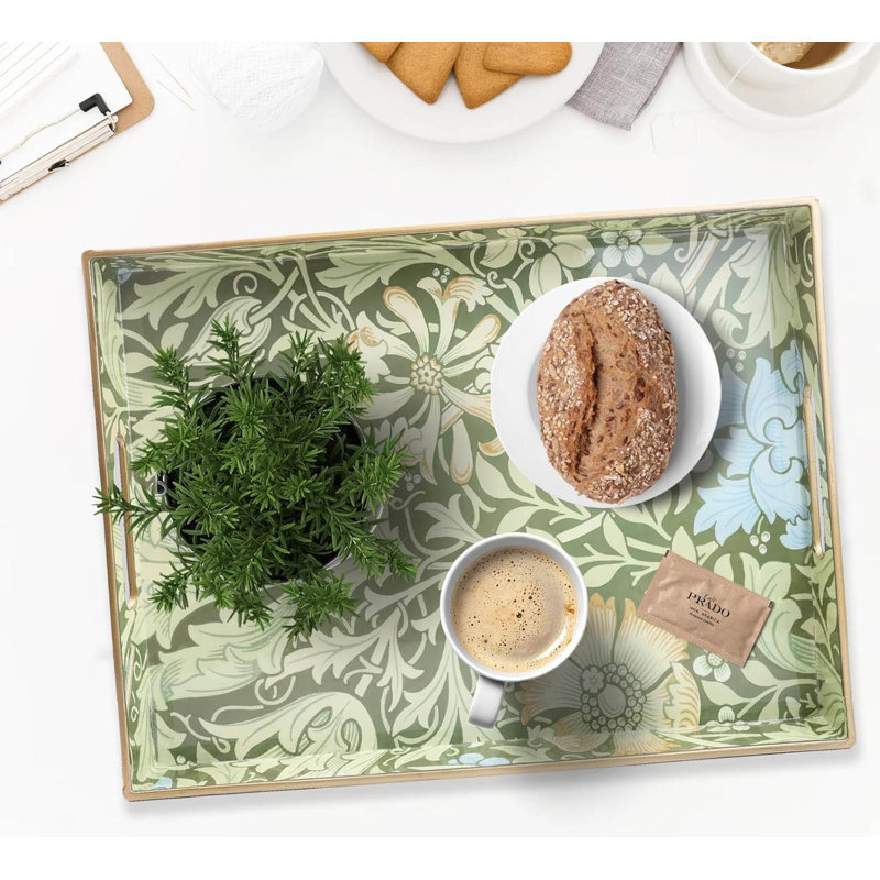 Plastic Serving Tray With Handles