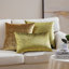 Housse de coussin en velours texturé vert doré et coussins décoratifs pour canapé-lit-1032145537-1032145549-1032145550