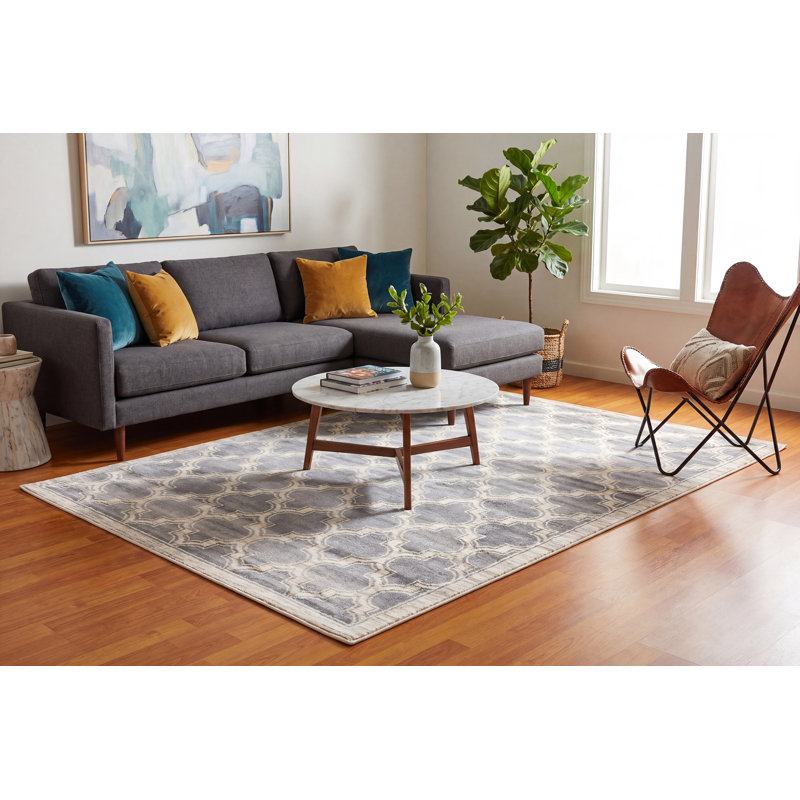 Mishawaka Geometric Indoor Rug, Rectangle 5'3" x 7'7"