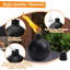 4 Pack Citronella Tabletop Torches, 25 oz Table Top Torches for Outdoor, Metal Oil Burner Candles