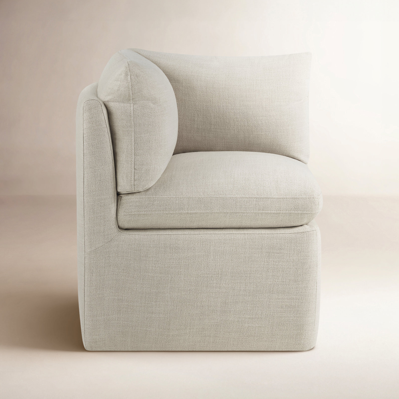Alayaa Linen Dining Armchair, Effie Performance Linen 