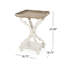 Merveilleuse table d'appoint inspirée du style champêtre