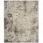 Tedford Abstract Area Rug in Ivory/Blue-1311033493