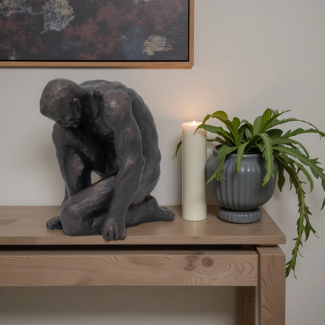 Wheatly Statues & Sculpture for Home Decor- Decorative Objects for Kitchen or Living Room Decorations, 16"   Brayden Studio®