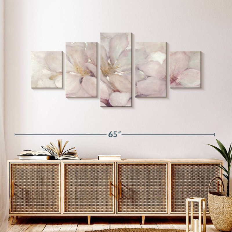 Fleurs de pommier, H 24 po x l 55 po