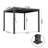Bullock Modern Outdoor Aluminum Pergola with Adjustable Louvered Roof