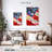 Borges Abstract American Flag-108551899