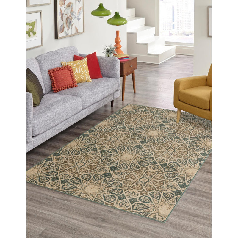 Mosely Oriental Indoor Rug, Rectangle 4'1" x 6'1"
