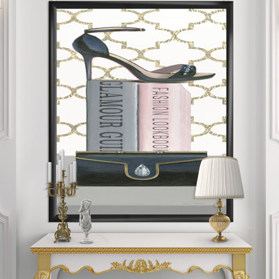 « glam mode high talons viii », reproduction d’art sur toile