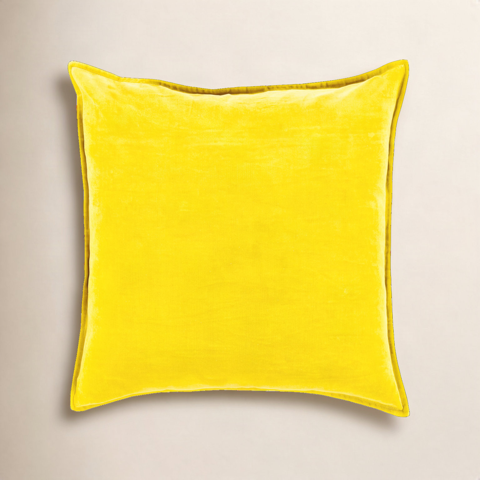 Edgar Pillow Cover, Square 20", Mustard, Pillow Cover Only - No Insert