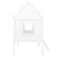 Lit mezzanine simple bas en blanc