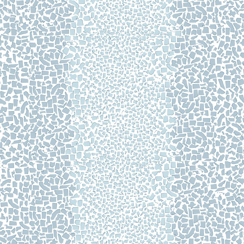 Fifty States Shagreen 10' L x 24" W Wallpaper Roll, Blue, Self-adhesive, Vinyl