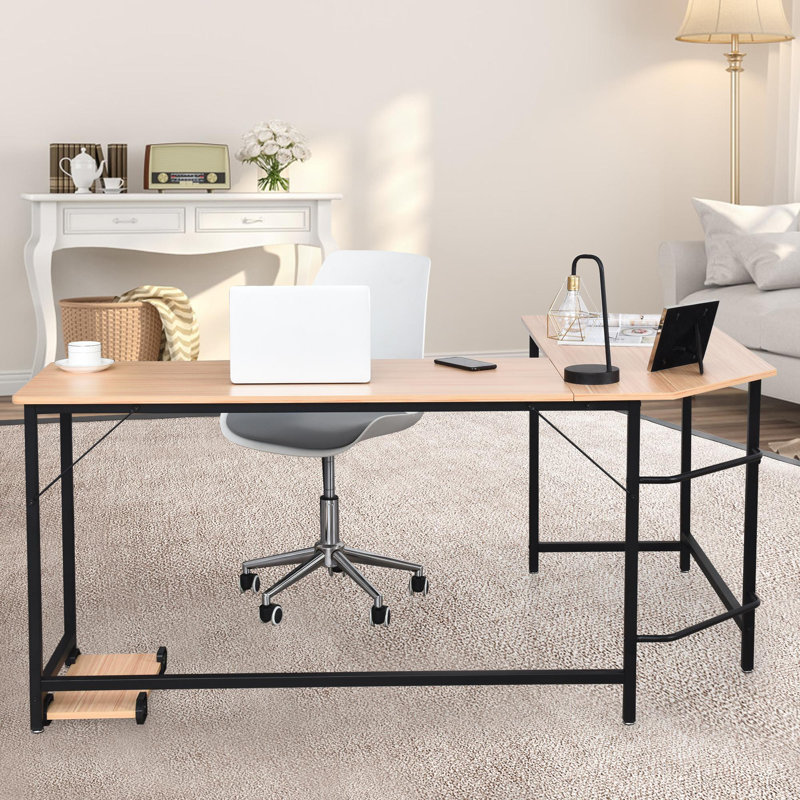 Bureau en L Castauqua, Beige