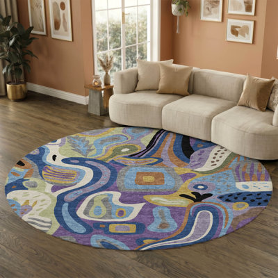 Tapis de qualité supérieure Mid-Century lavable à la machine de qualité supérieure Mayfield AMF2488