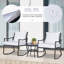 Aaleiyah 2 - Person Patio Dining Set with Round Table , Cushions Included