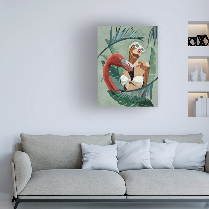 Dame flamande bolologienne sur toile, H 19 po x l 14 po x P 2 po