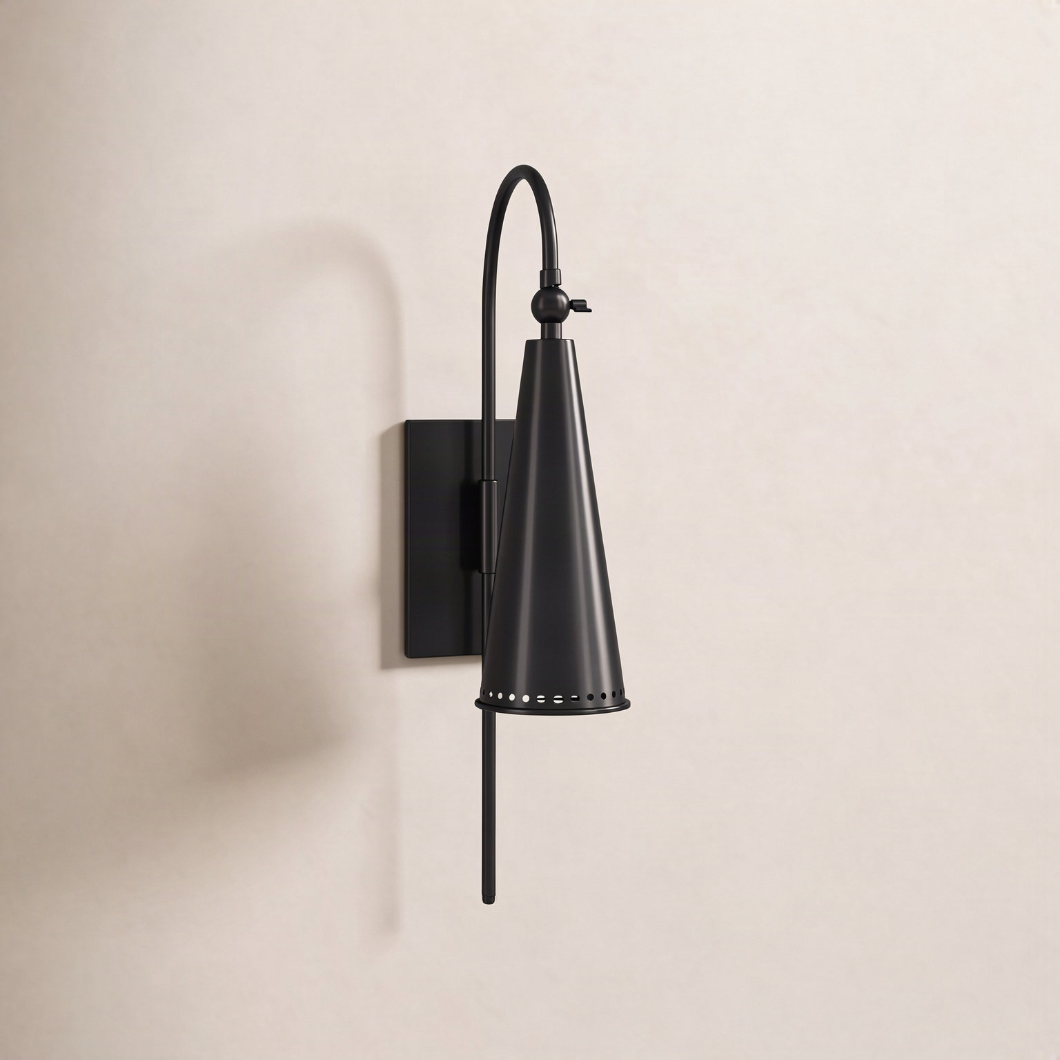 Darla Armed Sconce, Old Bronze