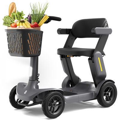 Foldable Mobility Scooter: S3 - Gray