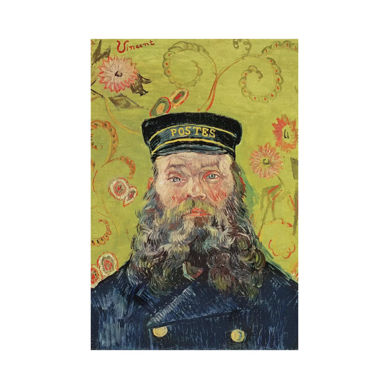 Joseph-Etienne Roulin, 1889 by Vincent Van Gogh - 1 Piece Wrapped Canvas Painting, 30.48 cm H x 45.72 cm W