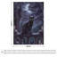 Jeté en flanelle de style gothique chat noir, couverture douce et chaude pour le canapé-lit du salon-133004702