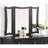 Unique Modern Bedroom Vanity Set W Stool Foldable Mirror Drawers Black Color MDF Veneer 1Pc Vanity Set