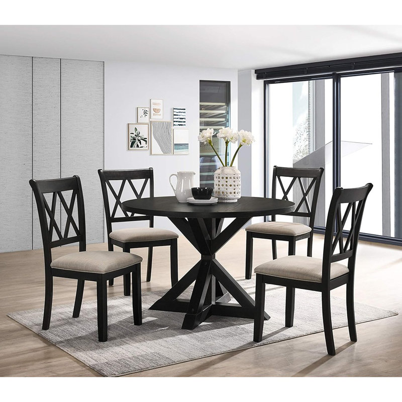 Ensemble de salle à manger 5 pièces en bois Windvale