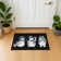 Premium Machine Washable Ingrassellino AMF1826 Happy Snowmen Holiday Rug