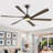 6 Blade Soild Wood Ceiling Fan with Light, Smart APP & Remote Control, 3 Color LED, Quiet DC Motor, Adjustable Downrods (6”/12”/24”)-130372085