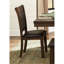 6 pièces de style transitionnel: table brun rustique avec rallonge, 4 chaises