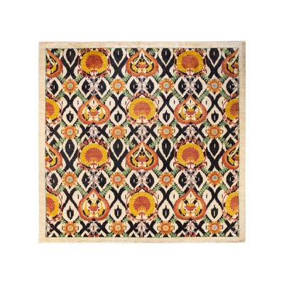 Suzani One-of-a-Kind 9'10" X 10'3" Area Rug