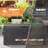 KUTIME 100 Gallon Water Resistant Resin Lockable Deck Box