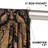 Classic Swag Valance with Tassels, Black Damask Waterfall Valance,  Window Treatment 1 Panel-110808802