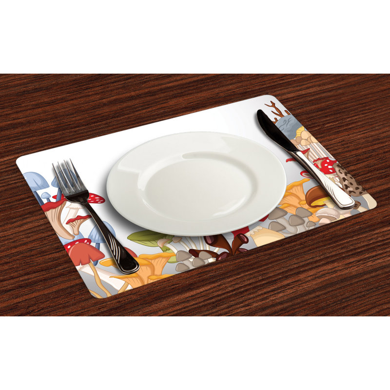 Polyester Abstract Rectangle Placemat