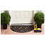 Tapis de porte d'extérieur antidérapant Lonny 36 po x 24 po