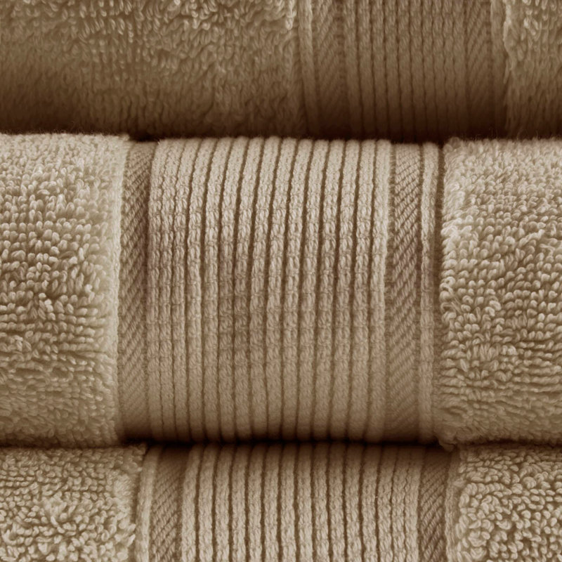 Ensemble de serviettes en coton ultra doux, Taupe