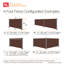 5.5" x 72" x .75" Tongue & Groove Composite Fence Board Top Piece-98077664