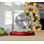 Solid Wood Quartz movement / Crystal Tabletop Clock in Silver