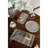 12X6" Rectangular Gray Marble Tray With Raised Edges